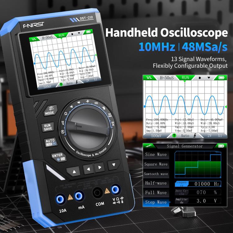 FNIRSI DST201 3-in-1 Digitales Multimeter Oszilloskop