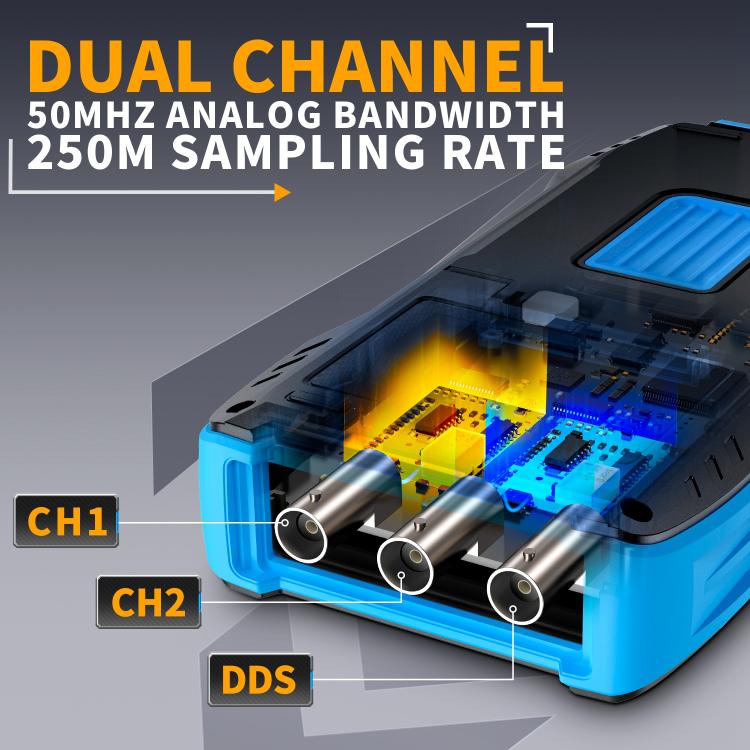 FNIRSI 2C53T Dual-Kanal 50M Digitalmultimeter, Standardversion, High-End-Version