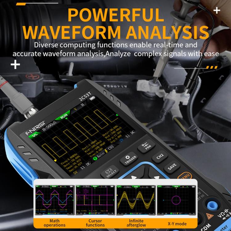 FNIRSI 2C53T Dual-Kanal 50M Digitalmultimeter, Standardversion, High-End-Version