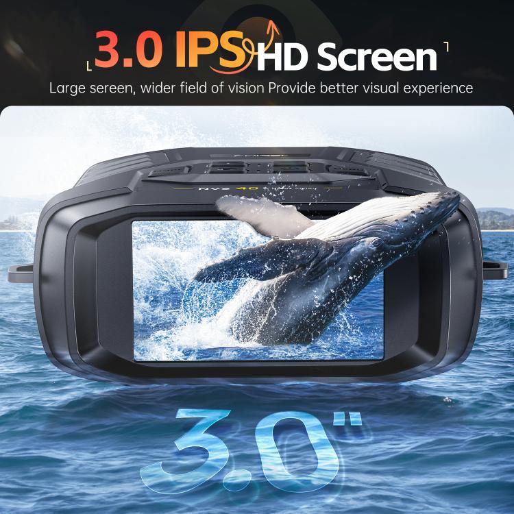 FNIRSI NVS-40 Kleines tragbares Outdoor 4K Full Color HD Infrarot-Fernglas-Nachtsichtgerät, NVS-40