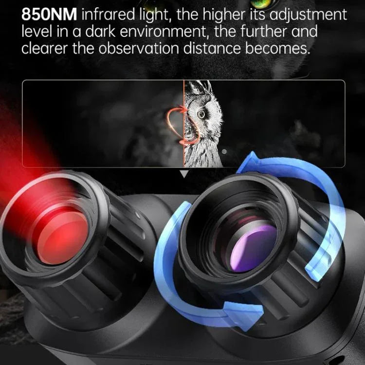 FNIRSI NVS-40 Kleines tragbares Outdoor 4K Full Color HD Infrarot-Fernglas-Nachtsichtgerät, NVS-40