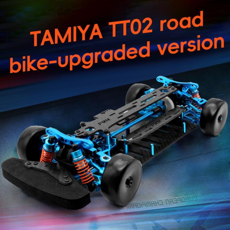PMM Racing TT02 1:10 Kohlefaser Chassis Aluminiumlegierung RC Auto Rahmen