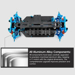 PMM Racing TT02 1:10 Kohlefaser Chassis Aluminiumlegierung RC Auto Rahmen