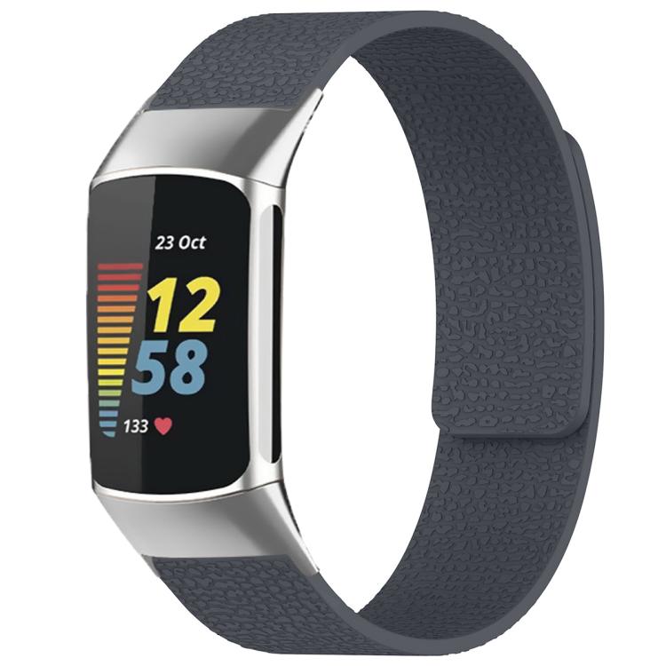 xDfind Litchi Texture Magnetic Silicone Watch Band, For Fitbit Charge 5 / Charge 6, For Fitbit Versa 4/Versa3/Sense2/Sense, For Fitbit Luxe / Special Edition, For Fitbit Inspire 2 / Ace 3, For Fitbit Charge 4 / Charge 3