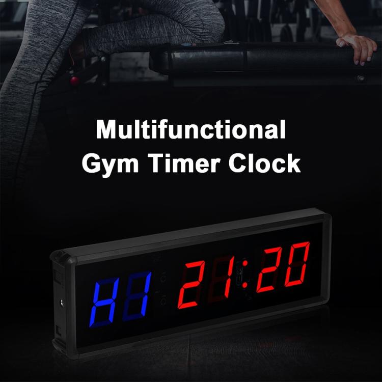KYX--0015 1,5 Zoll 6-stelliger Zyklusintervall-Fitness-Übungs-Multifunktionstimer, AU-Stecker, US-Stecker, EU-Stecker, UK-Stecker
