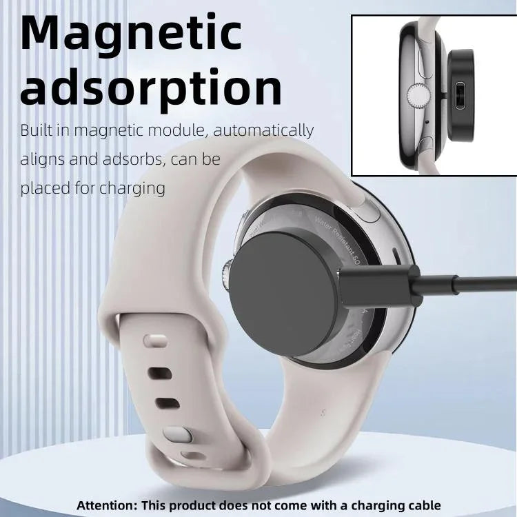 xDfind Tragbarer Ladeadapter für Smartwatches mit USB-C-Anschluss, kompatibel mit Google Pixel Watch 3 / Watch 2