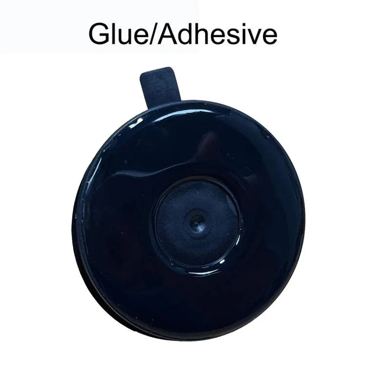 Glasfliesen-Saugnapfhalterung Basis für 15-16mm Kugelkopf, 55mm, 70mm schwarzer Kleber