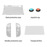 Für Nintendo Switch 2 iPlay HBS-2817 6-in-1 Controller transparente Schutzhülle