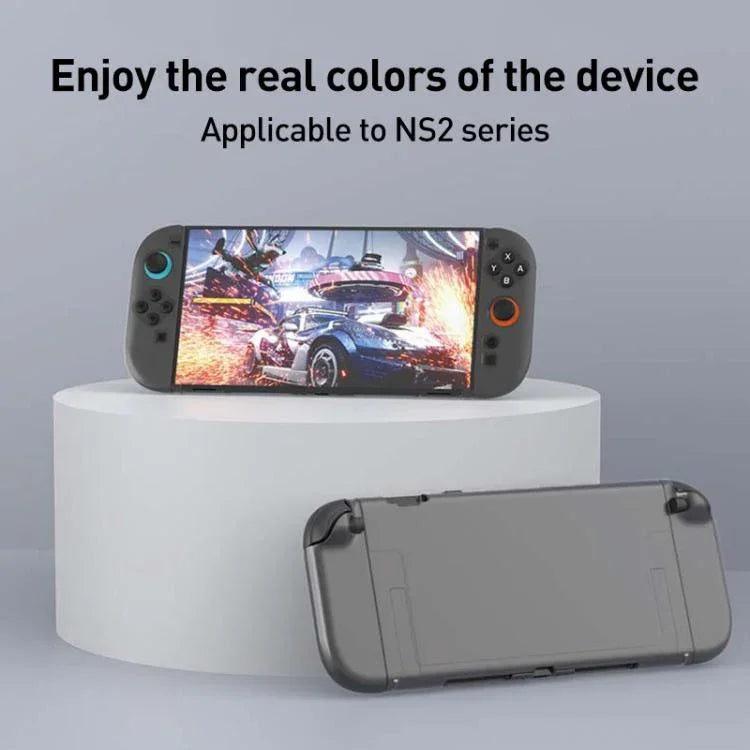 Für Nintendo Switch 2 iPlay HBS-2817 6-in-1 Controller transparente Schutzhülle