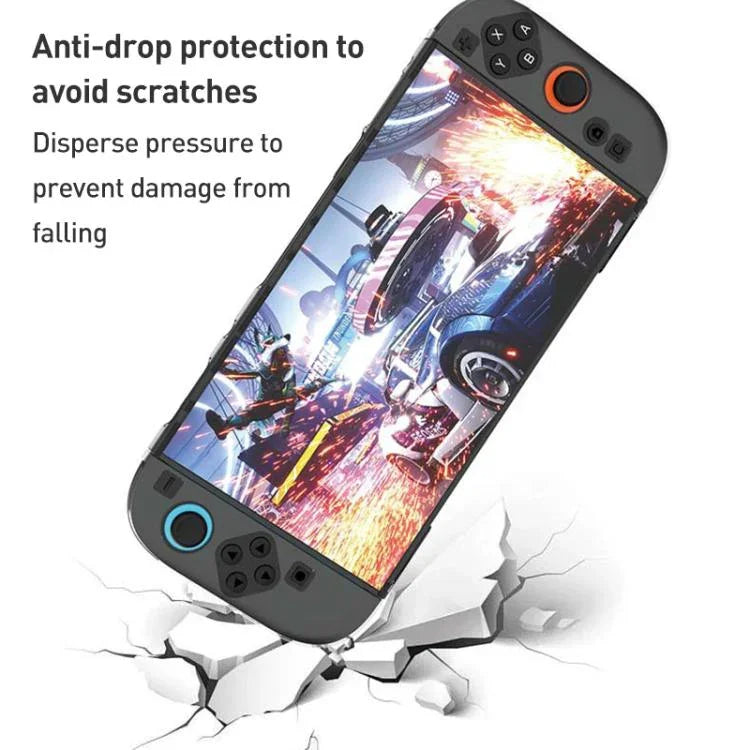 Für Nintendo Switch 2 iPlay HBS-2817 6-in-1 Controller transparente Schutzhülle