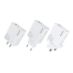 WK WP-U64 45W Kinkong Flash Charge USB+Type-C Port Schnellladegerät, EU-Stecker, UK-Stecker, US-Stecker