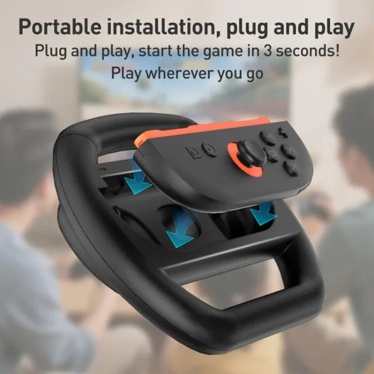 Für Nintendo Switch 2 iPlay HBS-2870 4-in-1 Controller Grip Lenkrad-Kombination