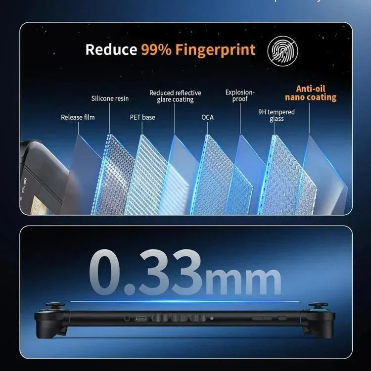 Staubfreies Lager HD Curved Edge Displayschutzfolie aus gehärtetem Glas, Für Nintendo Switch 2, Für Nintendo Switch OLED, Für Nintendo Switch