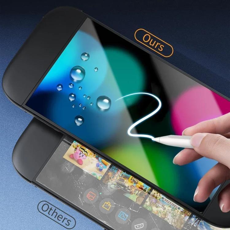 Staubfreies Lager HD Curved Edge Displayschutzfolie aus gehärtetem Glas, Für Nintendo Switch 2, Für Nintendo Switch OLED, Für Nintendo Switch