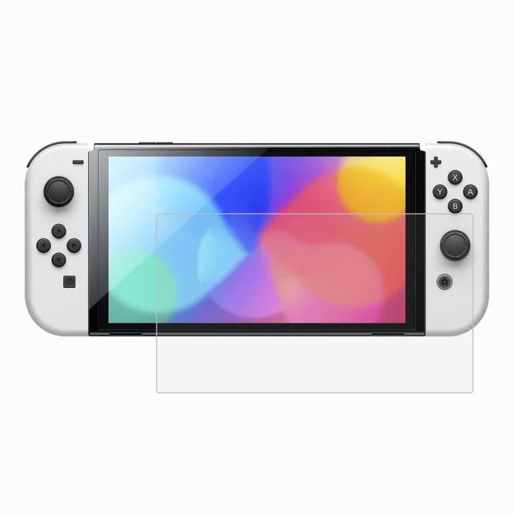 Staubfreies Lager HD Curved Edge Displayschutzfolie aus gehärtetem Glas, Für Nintendo Switch 2, Für Nintendo Switch OLED, Für Nintendo Switch