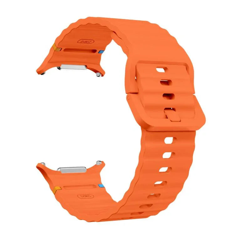 xDfind Silikon-Uhrenarmband mit Wellennaht, für Samsung Galaxy Watch Ultra 47 mm / Ultra 2025