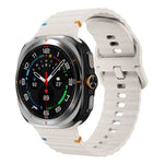 xDfind Silikon-Uhrenarmband mit Wellennaht, für Samsung Galaxy Watch Ultra 47 mm / Ultra 2025