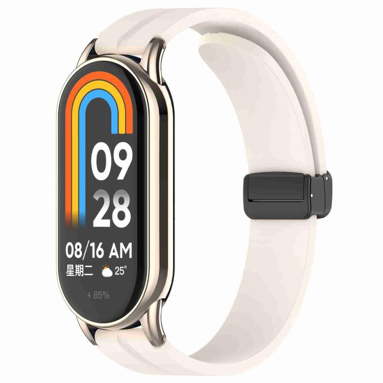 xDfind Folding Buckle Silicone Watch Band, 12mm