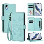 Schmetterlings-Liebesblumen Multi-Karten Reißverschluss-Geldbörse Leder-Handyhülle, Für iPhone 11 Pro Max, Für iPhone 11, Für iPhone 11 Pro, Für iPhone X / XS, Für iPhone XR, Für iPhone XS Max