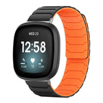 xDfind Magnetic Silicone Watch Band, For Fitbit Versa 4 / 3 / Sense 2 / Sense