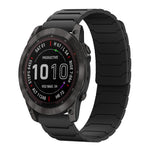 xDfind Magnetic Silicone Watch Band, For Garmin Fenix 8/7X/6X/5X 26mm, For Garmin Fenix 8/7/6/5 22mm, For Garmin Forerunner 35/30/35J 20mm