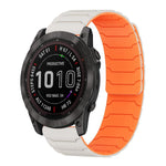 xDfind Magnetic Silicone Watch Band, For Garmin Fenix 8/7X/6X/5X 26mm, For Garmin Fenix 8/7/6/5 22mm, For Garmin Forerunner 35/30/35J 20mm