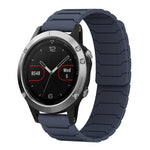 xDfind Magnetic Silicone Watch Band, For Garmin Fenix 8/7X/6X/5X 26mm, For Garmin Fenix 8/7/6/5 22mm, For Garmin Forerunner 35/30/35J 20mm