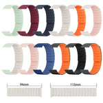 xDfind Magnetic Silicone Watch Band, For Garmin Fenix 8/7X/6X/5X 26mm, For Garmin Fenix 8/7/6/5 22mm, For Garmin Forerunner 35/30/35J 20mm