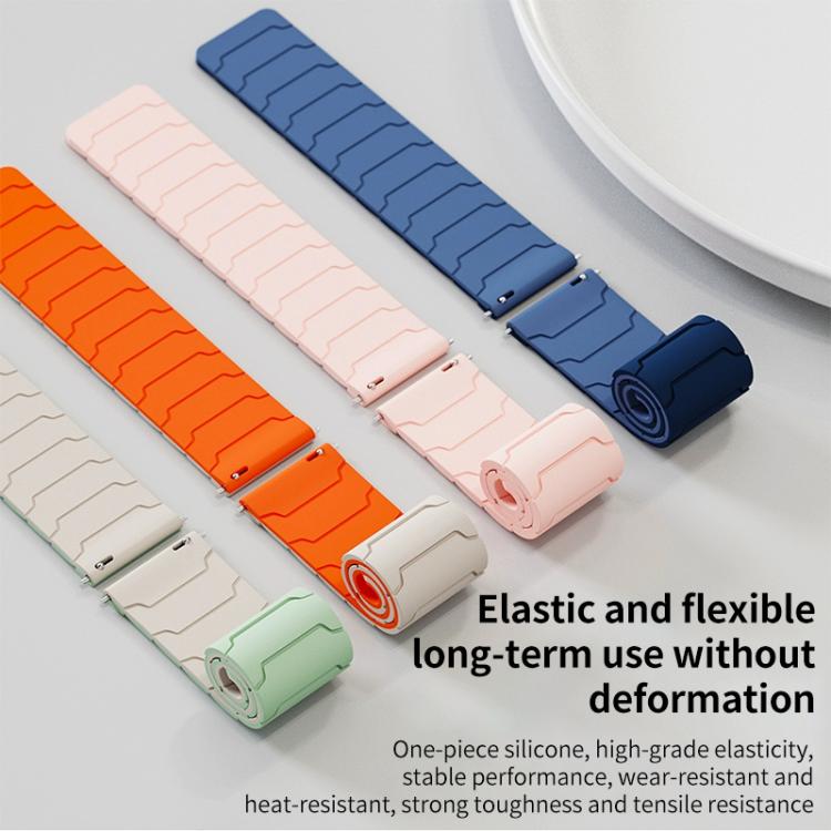 xDfind Magnetic Silicone Watch Band, For Garmin Fenix 8/7X/6X/5X 26mm, For Garmin Fenix 8/7/6/5 22mm, For Garmin Forerunner 35/30/35J 20mm