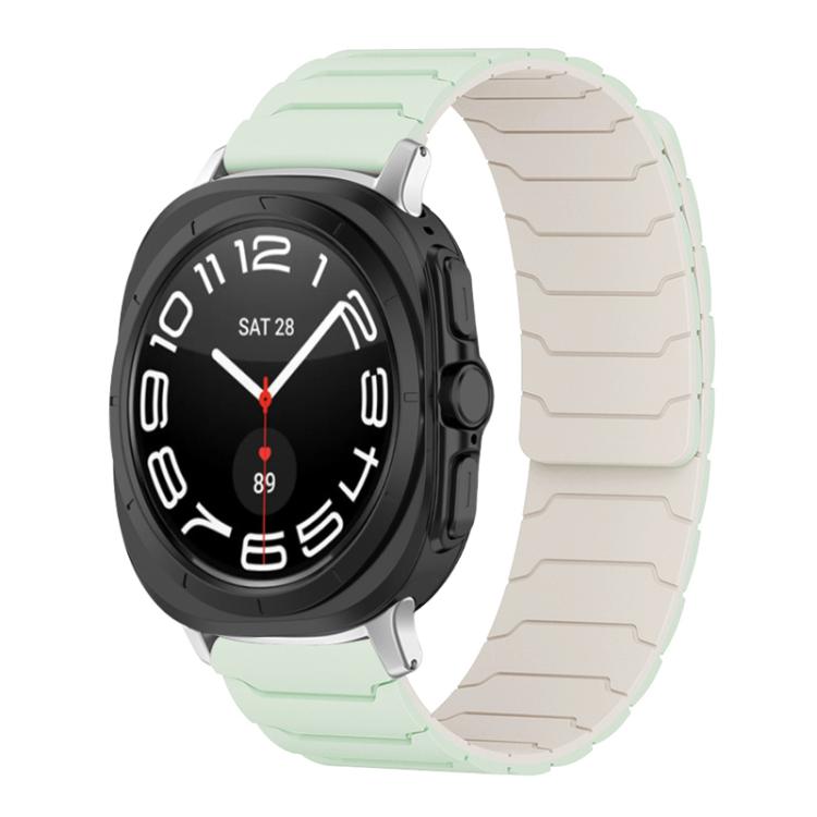 xDfind Magnetisches Silikon-Uhrenarmband, für Samsung Galaxy Watch Ultra / Ultra 2025, Samsung Galaxy Watch 8 / 8 Classic, Samsung Galaxy Watch 7 / 6 / 5 / FE
