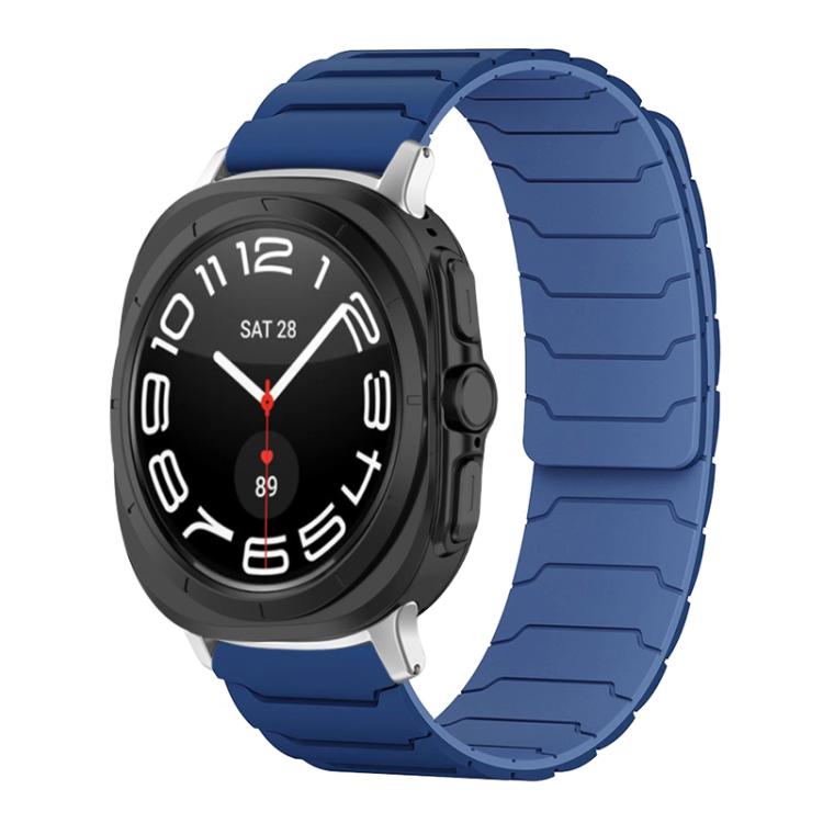 xDfind Magnetisches Silikon-Uhrenarmband, für Samsung Galaxy Watch Ultra / Ultra 2025, Samsung Galaxy Watch 8 / 8 Classic, Samsung Galaxy Watch 7 / 6 / 5 / FE