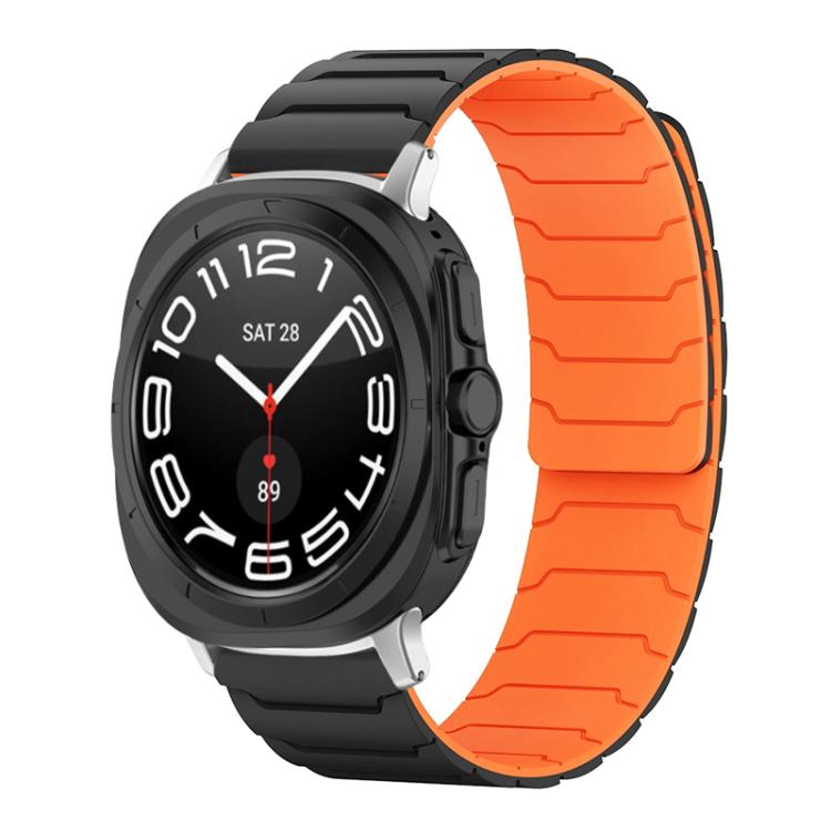 xDfind Magnetisches Silikon-Uhrenarmband, für Samsung Galaxy Watch Ultra / Ultra 2025, Samsung Galaxy Watch 8 / 8 Classic, Samsung Galaxy Watch 7 / 6 / 5 / FE