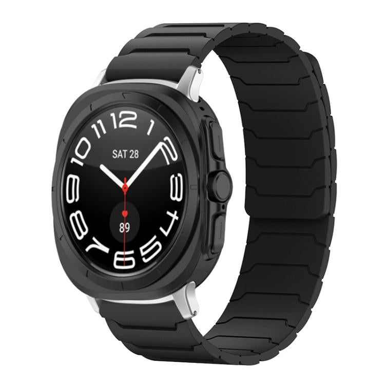 xDfind Magnetisches Silikon-Uhrenarmband, für Samsung Galaxy Watch Ultra / Ultra 2025, Samsung Galaxy Watch 8 / 8 Classic, Samsung Galaxy Watch 7 / 6 / 5 / FE