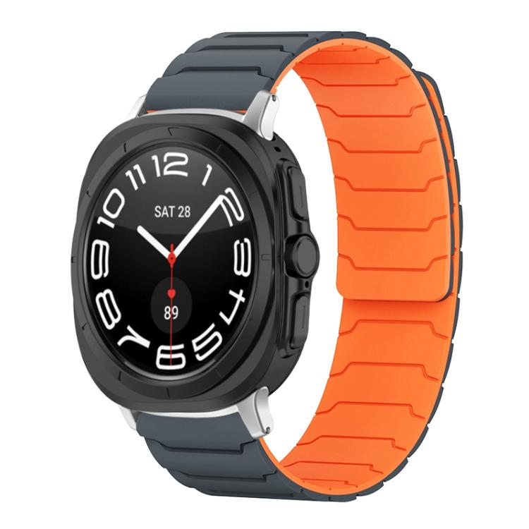 xDfind Magnetisches Silikon-Uhrenarmband, für Samsung Galaxy Watch Ultra / Ultra 2025, Samsung Galaxy Watch 8 / 8 Classic, Samsung Galaxy Watch 7 / 6 / 5 / FE