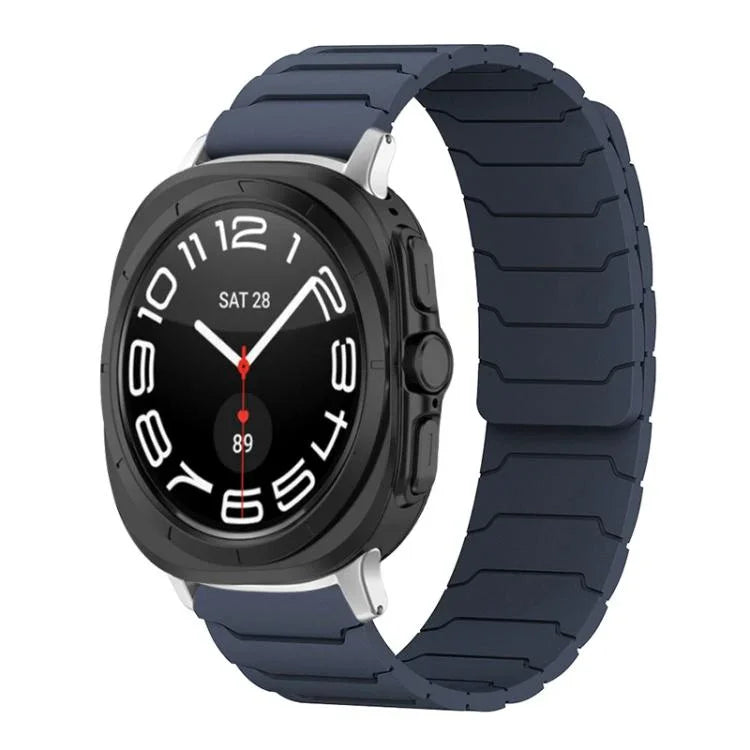 xDfind Magnetisches Silikon-Uhrenarmband, für Samsung Galaxy Watch Ultra / Ultra 2025, Samsung Galaxy Watch 8 / 8 Classic, Samsung Galaxy Watch 7 / 6 / 5 / FE