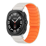 xDfind Magnetisches Silikon-Uhrenarmband, für Samsung Galaxy Watch Ultra / Ultra 2025, Samsung Galaxy Watch 8 / 8 Classic, Samsung Galaxy Watch 7 / 6 / 5 / FE