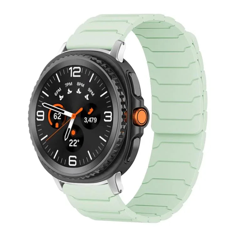 xDfind Magnetisches Silikon-Uhrenarmband, für Samsung Galaxy Watch Ultra / Ultra 2025, Samsung Galaxy Watch 8 / 8 Classic, Samsung Galaxy Watch 7 / 6 / 5 / FE