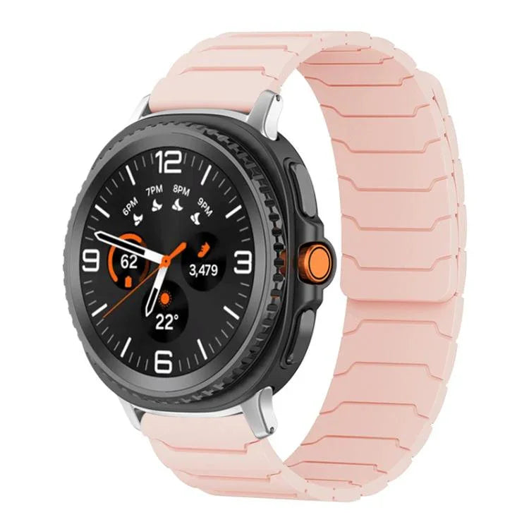 xDfind Magnetisches Silikon-Uhrenarmband, für Samsung Galaxy Watch Ultra / Ultra 2025, Samsung Galaxy Watch 8 / 8 Classic, Samsung Galaxy Watch 7 / 6 / 5 / FE
