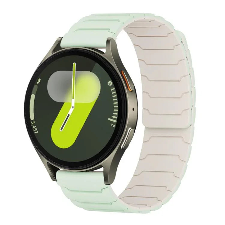 xDfind Magnetisches Silikon-Uhrenarmband, für Samsung Galaxy Watch Ultra / Ultra 2025, Samsung Galaxy Watch 8 / 8 Classic, Samsung Galaxy Watch 7 / 6 / 5 / FE