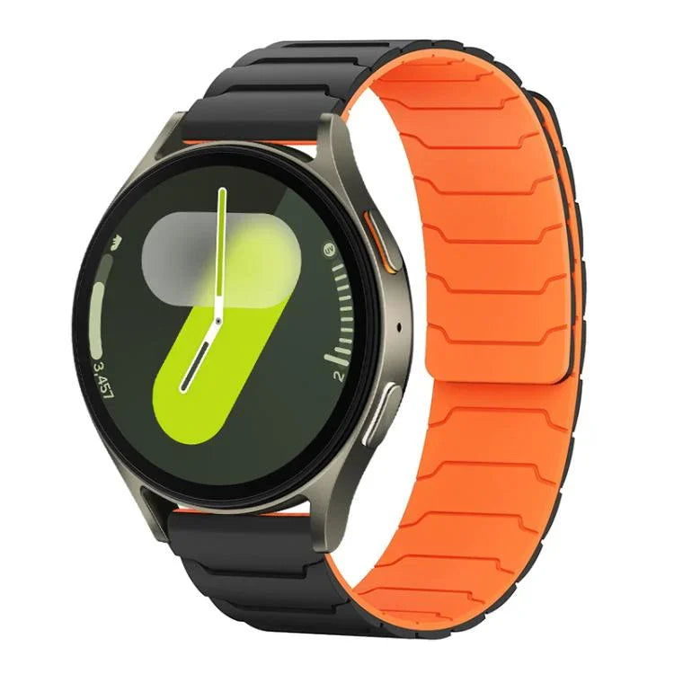 xDfind Magnetisches Silikon-Uhrenarmband, für Samsung Galaxy Watch Ultra / Ultra 2025, Samsung Galaxy Watch 8 / 8 Classic, Samsung Galaxy Watch 7 / 6 / 5 / FE