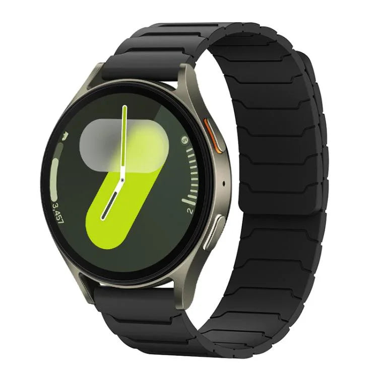 xDfind Magnetisches Silikon-Uhrenarmband, für Samsung Galaxy Watch Ultra / Ultra 2025, Samsung Galaxy Watch 8 / 8 Classic, Samsung Galaxy Watch 7 / 6 / 5 / FE
