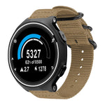xDfind Ring Buckle Nylon Canvas Watch Band, For Garmin Fenix 8/7X/6X/5X 26mm, For Garmin Fenix 8/7/6/5 22mm, For Garmin Forerunner 235/220/620/630, For Garmin Forerunner 35 / 30 / 35J