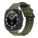 xDfind Uhrenarmband aus Nylon-Canvas mit Ringverschluss, passend für Samsung Galaxy Watch Ultra / Ultra 2025, Samsung Galaxy Watch8 / 8 Classic, Samsung Galaxy Watch 7 / 6 / 5 / FE und Samsung Galaxy Fit3 SM-R390