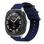 xDfind Uhrenarmband aus Nylon-Canvas mit Ringverschluss, passend für Samsung Galaxy Watch Ultra / Ultra 2025, Samsung Galaxy Watch8 / 8 Classic, Samsung Galaxy Watch 7 / 6 / 5 / FE und Samsung Galaxy Fit3 SM-R390