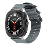 xDfind Uhrenarmband aus Nylon-Canvas mit Ringverschluss, passend für Samsung Galaxy Watch Ultra / Ultra 2025, Samsung Galaxy Watch8 / 8 Classic, Samsung Galaxy Watch 7 / 6 / 5 / FE und Samsung Galaxy Fit3 SM-R390