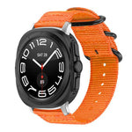 xDfind Uhrenarmband aus Nylon-Canvas mit Ringverschluss, passend für Samsung Galaxy Watch Ultra / Ultra 2025, Samsung Galaxy Watch8 / 8 Classic, Samsung Galaxy Watch 7 / 6 / 5 / FE und Samsung Galaxy Fit3 SM-R390