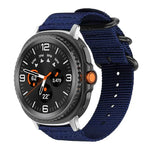 xDfind Uhrenarmband aus Nylon-Canvas mit Ringverschluss, passend für Samsung Galaxy Watch Ultra / Ultra 2025, Samsung Galaxy Watch8 / 8 Classic, Samsung Galaxy Watch 7 / 6 / 5 / FE und Samsung Galaxy Fit3 SM-R390