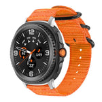 xDfind Uhrenarmband aus Nylon-Canvas mit Ringverschluss, passend für Samsung Galaxy Watch Ultra / Ultra 2025, Samsung Galaxy Watch8 / 8 Classic, Samsung Galaxy Watch 7 / 6 / 5 / FE und Samsung Galaxy Fit3 SM-R390