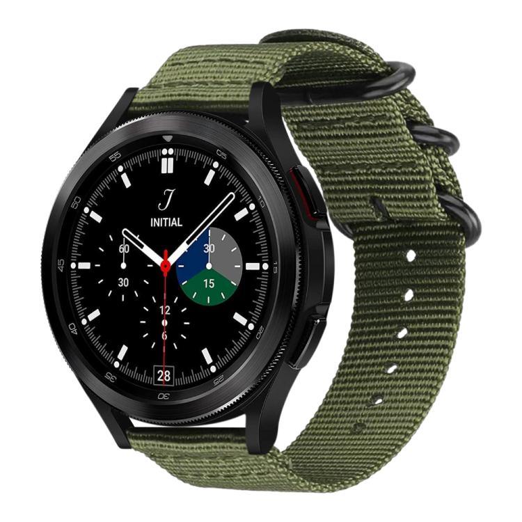 xDfind Uhrenarmband aus Nylon-Canvas mit Ringverschluss, passend für Samsung Galaxy Watch Ultra / Ultra 2025, Samsung Galaxy Watch8 / 8 Classic, Samsung Galaxy Watch 7 / 6 / 5 / FE und Samsung Galaxy Fit3 SM-R390