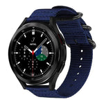 xDfind Uhrenarmband aus Nylon-Canvas mit Ringverschluss, passend für Samsung Galaxy Watch Ultra / Ultra 2025, Samsung Galaxy Watch8 / 8 Classic, Samsung Galaxy Watch 7 / 6 / 5 / FE und Samsung Galaxy Fit3 SM-R390